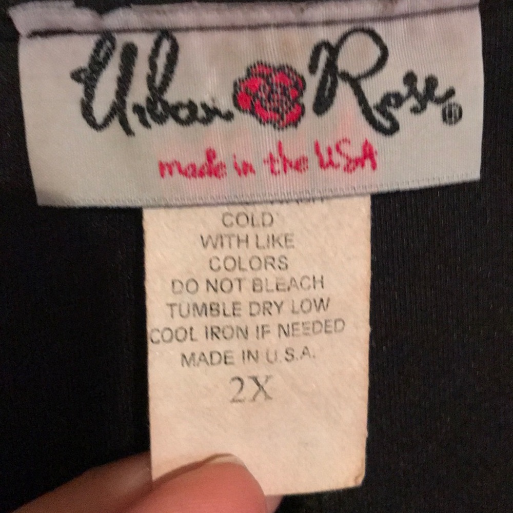 EUC Arbor Rose Red Black Color Block Dress 2X - Picture 2 of 4